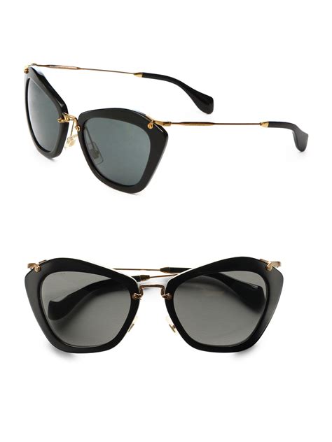 miu miu rasoir cat eye sunglasses|Women's Miu Miu Cat.